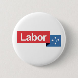 Labour Party Australië Ronde Button 5,7 Cm