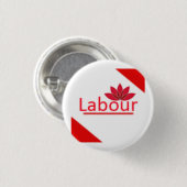 Labour Party-Logo Ronde Button 3,2 Cm (Voorkant /achterkant)