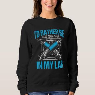 Labourcentrum in plaats van in mijn lab te zijn, m trui