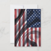 Labourdag met Amerikaanse falg Bedankkaart (Achterkant)