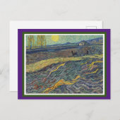 Laboureur dans un Champ, Van Gogh, Fine Art Briefkaart (Voorkant / Achterkant)