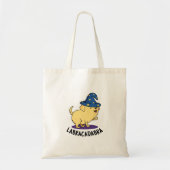 Labra-cadabra Grappige labrador hondenwoordspeling Tote Bag (Voorkant)