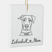 Labrabull mama keramisch ornament (Rechts)