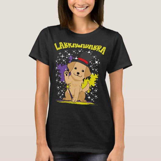 Labracadabra Labrador Retriever T-shirt (Voorkant)