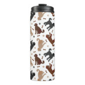 Labradoedle Botten en Paws Thermal Tumbler Thermosbeker (Voorkant)