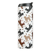 Labradoedle Botten en Paws Thermal Tumbler Thermosbeker (Gedraaid links)