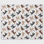 Labradoedle-Botten en -pokken Cadeaupapier (Vlak)