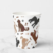 Labradoedle-Botten en -pokken Papieren Bekers (Rechts)