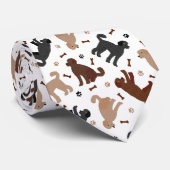 Labradoedle-Botten en -pokken Stropdas (Opgerold)