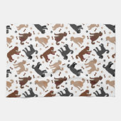 Labradoedle-Botten en -pokken Theedoek (Horizontaal)