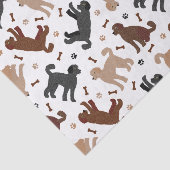 Labradoedle-Botten en -pokken Tissuepapier (Detail)