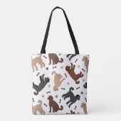 Labradoedle-Botten en -pokken Tote Bag (Achterkant)