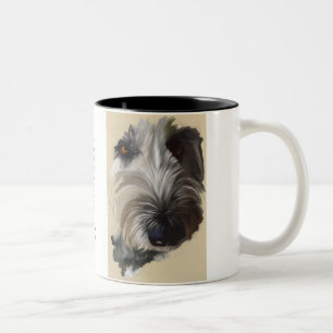 Labradoedle Coffee-Mok - Oorspronkelijke kunst Tweekleurige Koffiemok