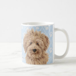 Labradoedle Dog Paintings / Labradoedle Love / Koffiemok
