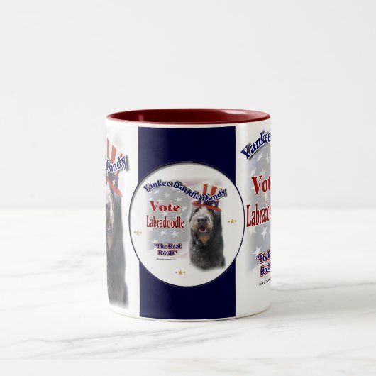 Labradoedle Gifts, Labradoodle Humor Mokken (Center)