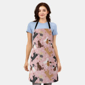 Labradoedle/Goldendoedle Botten en Paws Apron Schort (Gedragen)