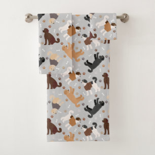 Labradoedle/Goldendoedle Botten en Paws Bath Tow Bad Handdoek
