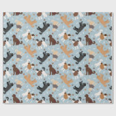 Labradoedle/Goldendoedle Botten en pokken Cadeaupapier (Vlak)