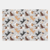 Labradoedle/Goldendoedle Botten en pokken Inpakpapier Vel (Voorkant 3)