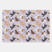 Labradoedle/Goldendoedle Botten en pokken Inpakpapier Vel (Voorkant 2)