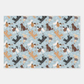 Labradoedle/Goldendoedle Botten en pokken Inpakpapier Vel (Voorkant)