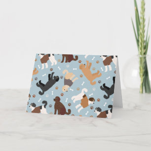 Labradoedle/Goldendoedle Botten en pokken Kaart