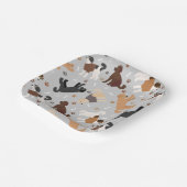 Labradoedle/Goldendoedle Botten en pokken Papieren Bordje (Gebogen)