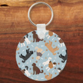 Labradoedle/Goldendoedle Botten en pokken Sleutelhanger (Voorkant)