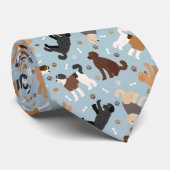 Labradoedle/Goldendoedle Botten en pokken Stropdas (Opgerold)