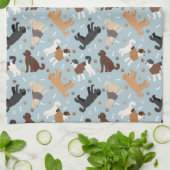 Labradoedle/Goldendoedle Botten en pokken Theedoek (Gevouwen)