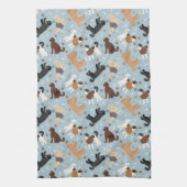 Labradoedle/Goldendoedle Botten en pokken Theedoek (Verticaal)