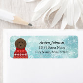 Labradoedle Return Address Labels (Insitu)
