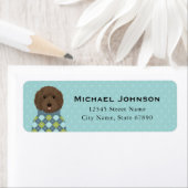 Labradoedle Return Address Labels (Insitu)