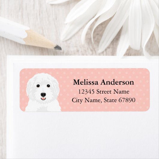 Labradoedle Return Address Labels (Insitu)