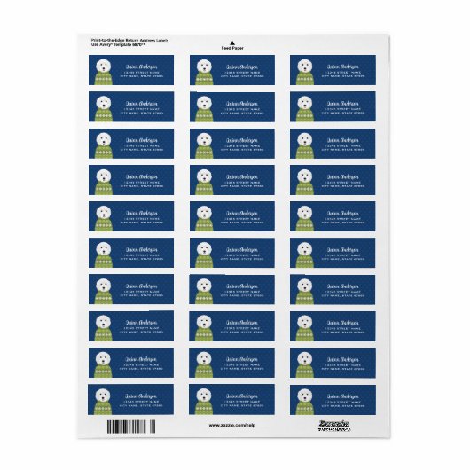 Labradoedle Return Address Labels (Full Sheet)