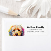 Labradoedle Return Address Labels (Insitu)