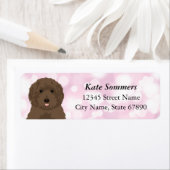 Labradoedle Return Address Labels (Insitu)