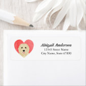 Labradoedle Return Address Labels (Insitu)