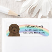 Labradoedle Return Address Labels (Insitu)