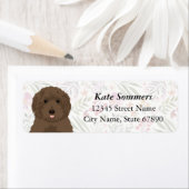 Labradoedle Return Address Labels (Insitu)
