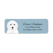 Labradoedle Return Address Labels (Voorkant)