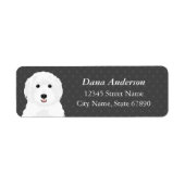 Labradoedle Return Address Labels (Voorkant)