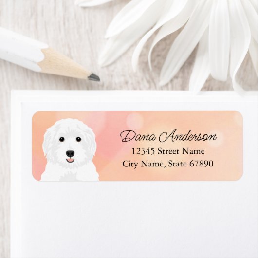 Labradoedle Return Address Labels (Insitu)