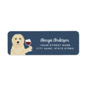 Labradoedle Return Address Labels (Voorkant)