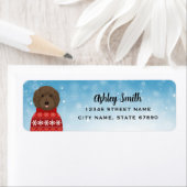 Labradoedle Return Address Labels (Insitu)