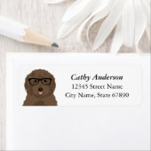 Labradoedle Return Address Labels (Insitu)