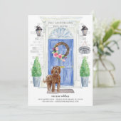 Labradoedle Voorste Aankondiging van Bewegingsmech (Staand voorkant)