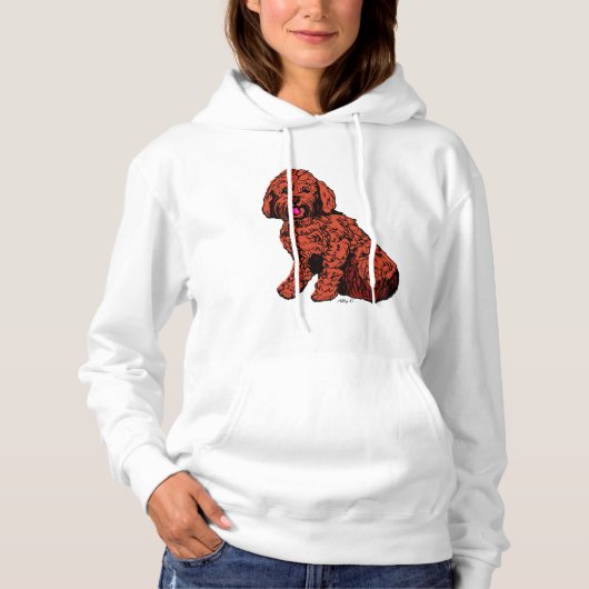 Labradoedle Women's Hooded Sweatshirt (Voorkant)
