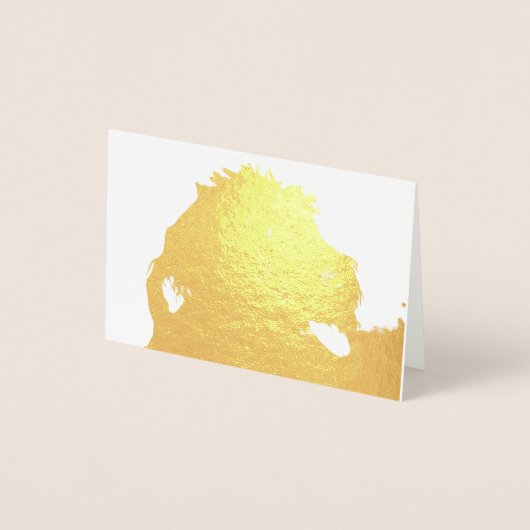 labradole zwart folie kaarten (Voorkant)