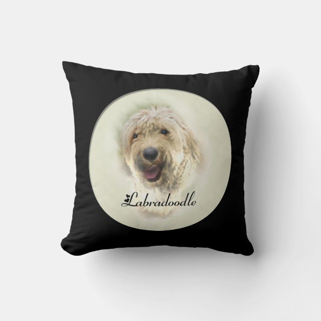 Labradoodle Art Gifts Kussen (Voorkant)